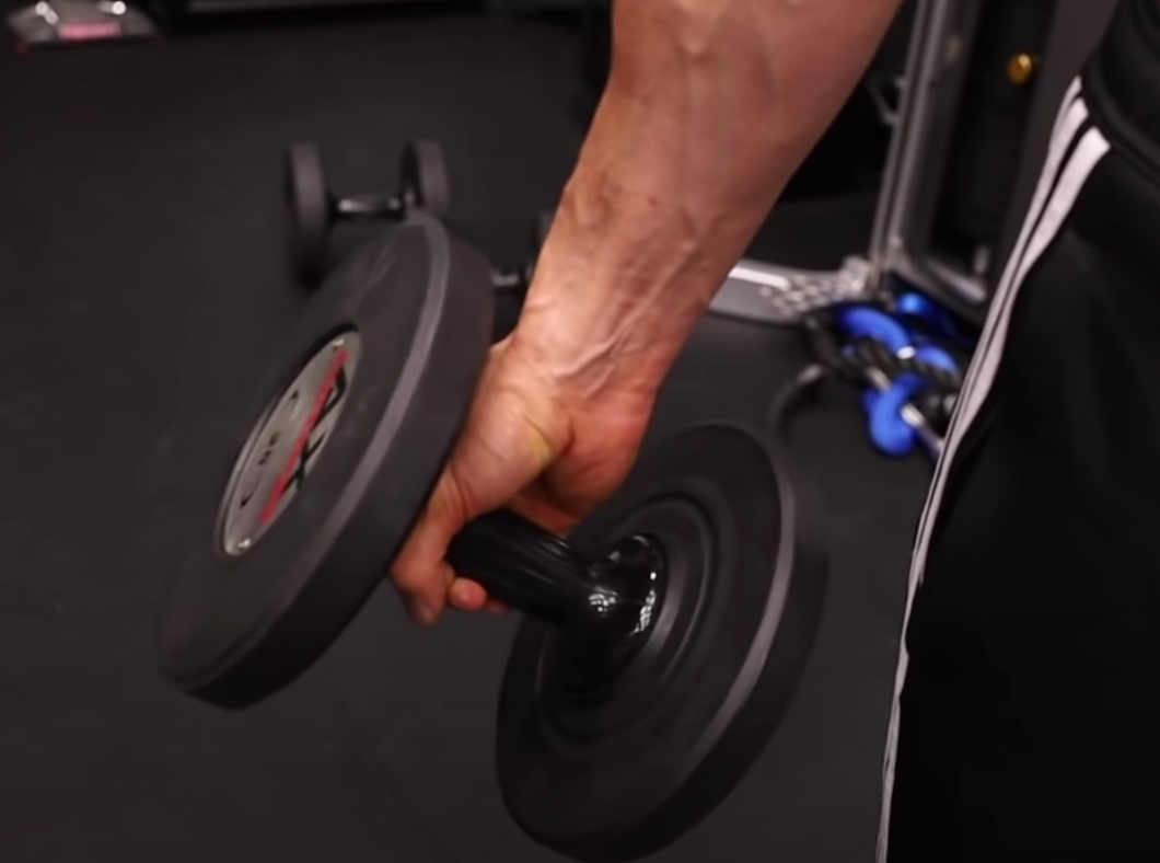 DB Offset Standing Curl1