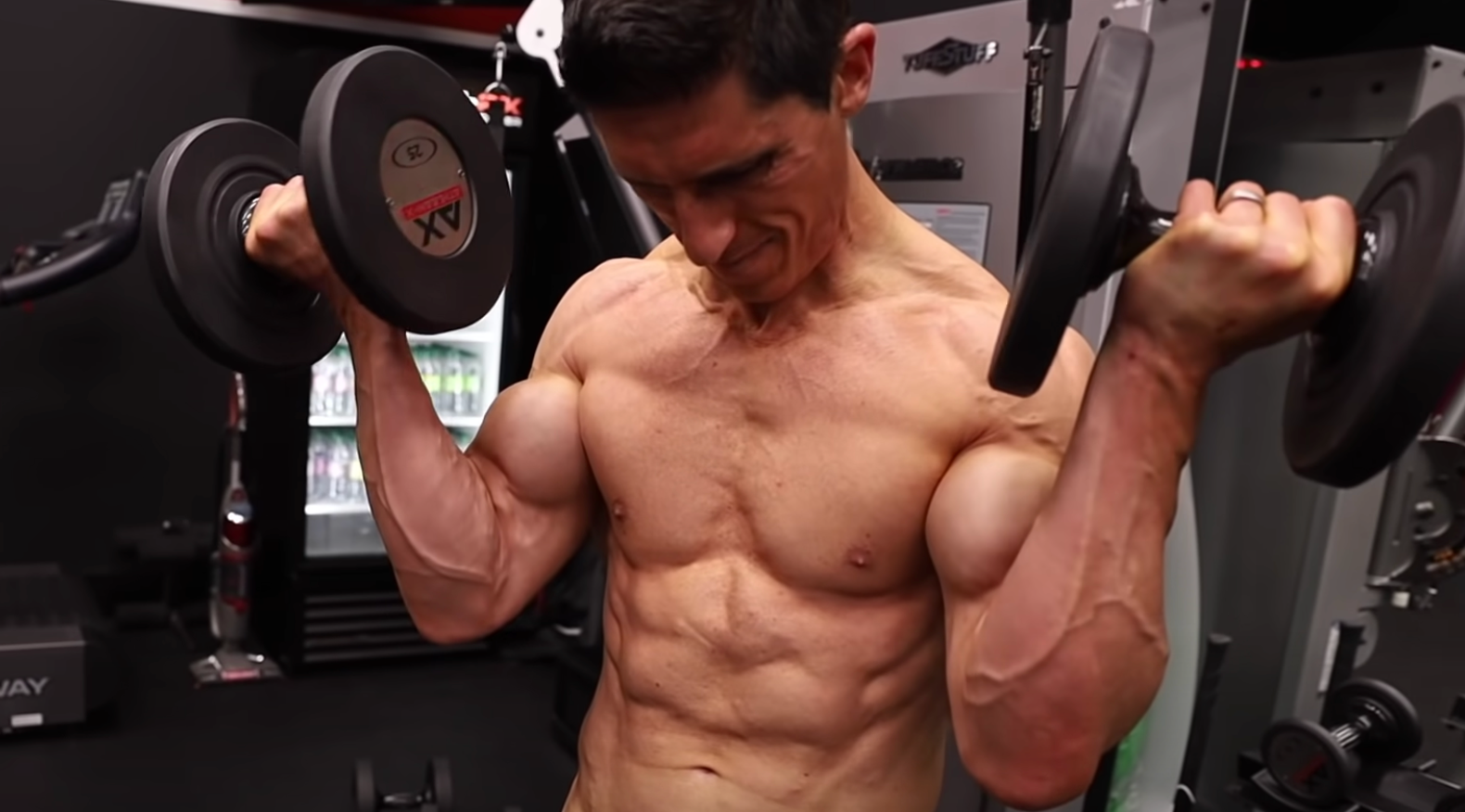 DB Offset Standing Curl3